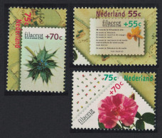 Netherlands Roses Narcissus Flowers 3v 1988 MNH SG#1525-1527 MI#1336-1338 Sc#B635-637 - Ongebruikt