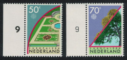 Netherlands Nature Conservation Europa 2v Margins 1986 MNH SG#1484-1485 MI#1292-1293 Sc#679-680 - Unused Stamps