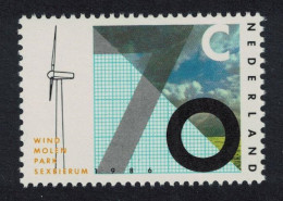 Netherlands Windmill Test Station Sexbierum 1986 MNH SG#1479 - Unused Stamps