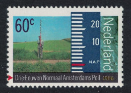 Netherlands Height Gauging Marks At Amsterdam 1986 MNH SG#1478 - Neufs
