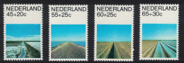 Netherlands Saltmarsh Dyke Drain 4v 1981 MNH SG#1353-1356 - Unused Stamps