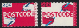 Netherlands Introduction Of Postcodes 2v 1978 MNH SG#1287-1288 MI#1113-1114 Sc#574-575 - Unused Stamps