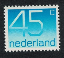Netherlands Numeral Definitive 45c Ordinary Gum 1976 SG#1230 - Unused Stamps