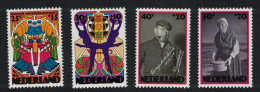 Netherlands Dancers Ballet Music Playwright 4v 1974 MNH SG#1187-1190 - Unused Stamps