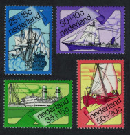 Netherlands Dutch Ships 4v 1973 MNH SG#1167-1170 - Unused Stamps