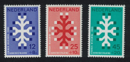 Netherlands Queen Wilhelmina Cancer Fund 3v 1969 MNH SG#1092-1094 - Nuovi