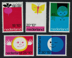 Netherlands Child Welfare 5v 1971 MNH SG#1137-1141 - Neufs