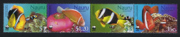Nauru WWF Anemones Anemonefish Fish Strip Of 4v 2003 MNH SG#566-569 MI#553-556 Sc#514-517 - Nauru