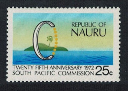 Nauru 25th Anniversary Of South Pacific Commission 1972 MNH SG#97 - Nauru