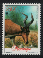 Mozambique WWF Hartebeest Grazing 250m 1991 MNH SG#1296 MI#1233 Sc#1143 - Mozambique