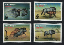 Mozambique WWF Blue Wildebeest 4v 2000 MNH SG#1542-1545 MI#1757-1760 Sc#1377 A-d - Mosambik