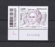 MONACO 2020 TIMBRE N°3236 NEUF** BEETHOVEN - Nuevos