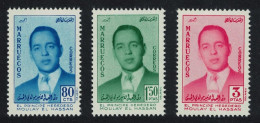 Morocco Investiture Of Prince Moulay El Hassan 3v 1957 MNH SG#22-24 - Morocco (1956-...)