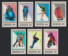 Mongolia Bobsleigh Skating Ice Dancing 7v 1989 MNH SG#2057-2063 - Mongolei