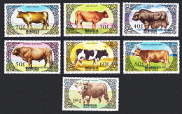 Mongolia Cattle 7v 1985 MNH SG#1658-1664 Sc#1419-1425 - Mongolië