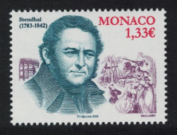 Monaco Stendhal 225th Birth Anniversary Of Henri Beyle Writer 2008 MNH SG#2843 - Neufs