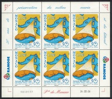 Monaco Anniversary Of RAMOGE Sheetlet Of 6v 2006 MNH SG#2758 MI#2801 - Unused Stamps