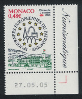 Monaco 10th Journee Du Patrimoine Culture Day Corner Date 2005 MNH SG#2717 MI#2760 - Unused Stamps