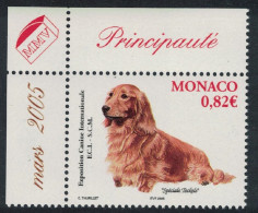 Monaco Dachshund International Dog Show Monte Carlo Corner 2005 MNH SG#2698 - Unused Stamps