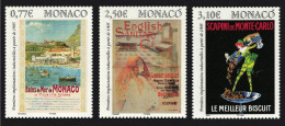 Monaco Advertising Posters 3v 2005 MNH SG#2708-2710 MI#2750-2752 - Unused Stamps