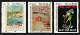 Monaco Advertising Posters 3v 2005 MNH SG#2708-2710 MI#2750-2752 - Ungebraucht