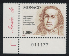 Monaco Luigi Brugnatelli Electroplating Corner Number 2004 MNH SG#2684 MI#2727 - Ungebraucht