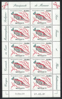 Monaco Fish Common Snipefish Sheetlet Of 10v 2002 MNH SG#2534 MI#2582 - Ungebraucht