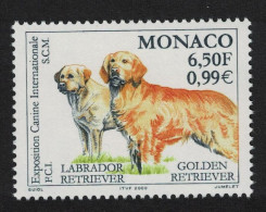 Monaco Golden Labrador Golden Retriever Dogs 2000 MNH SG#2443 - Unused Stamps