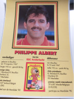 Carte Postale : Philippe Albert. - Soccer