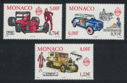 Monaco Motor Cars Royal Collection 3v 2000 MNH SG#2479-2481 MI#2528-2530 - Unused Stamps