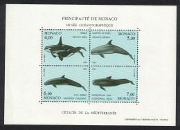 Monaco Mediterranean Orca Whale Dolphins MS 1994 MNH SG#MS2173 MI#Block 62 Sc#1898 - Nuovi