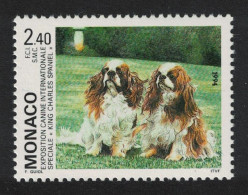 Monaco King Charles Spaniels Dogs 1994 MNH SG#2175 - Unused Stamps