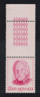 Monaco Prince Rainier 20f Coin Label 1989 MNH SG#1930 - Unused Stamps