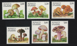 Monaco Fungi In Mercantour National Park 6v 1988 MNH SG#1876-1881 - Neufs