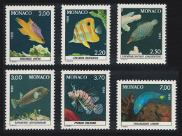 Monaco Fishes In Oceanographic Museum Aquarium 6v 1988 MNH SG#1857-1862 - Ongebruikt