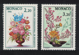 Monaco Monte Carlo Flower Show 1986 2v 1985 MNH SG#1754-1755 MI#1718-1719 - Nuovi
