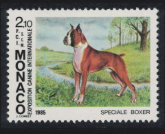 Monaco Boxer International Dog Show Monte Carlo 1985 MNH SG#1739 - Unused Stamps