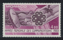 Monaco World Communications Year 1983 MNH SG#1620 - Nuovi