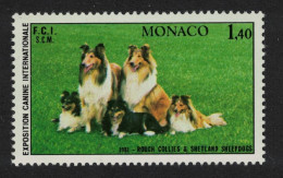 Monaco Rough Collies And Shetland Sheepdogs Dogs 1981 MNH SG#1496 - Unused Stamps