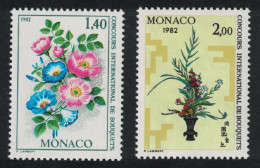 Monaco Monte Carlo Flower Show 1982 2v 1981 MNH SG#1540-1541 - Ongebruikt