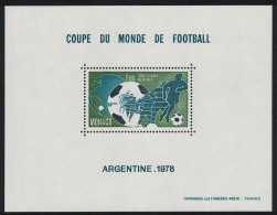 Monaco World Cup Football Championship Argentina MS RAR 1978 MNH SG#MS1341 MI#1315SD - Ungebraucht