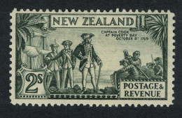 New Zealand Captain Cook At Poverty Bay 2Sh Perf 12½ 1936 MNH SG#589d - Ungebraucht