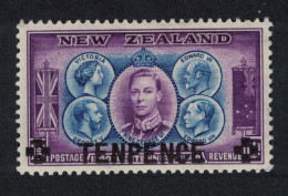 New Zealand Surch 'TENPENCE' Between Crosses 1944 MNH SG#662 - Ongebruikt