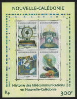 New Caledonia History Of Telecommunications MS 2008 MNH SG#1452 MI#1469-1472 - Unused Stamps