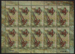 New Caledonia Museum Exhibits Sheetlet Of 10v 2008 MNH SG#1445 MI#1461 - Unused Stamps