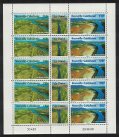 New Caledonia Fields River Bridge Delta Nature Sheetlet Of 10v 2008 MNH SG#1456-1457 MI#1480-1481 - Unused Stamps