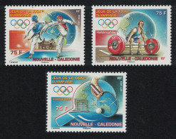 New Caledonia Table Tennis Taekwondo Weightlifting Beijing Olympic Games 3v 2008 MNH SG#1449-1451 MI#1466-1468 - Unused Stamps