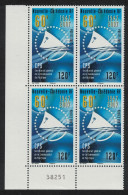 New Caledonia 60th Anniversary Of CPS Corner Block Of 4 Number 2007 MNH SG#1394 MI#1411 - Neufs