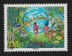 New Caledonia Butterfly Deer Flowers Happy New Year 2007 MNH SG#1429 MI#1451 - Nuovi