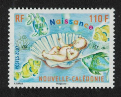 New Caledonia Fish Baby In Seashell 2007 MNH SG#1432 MI#1450 - Unused Stamps